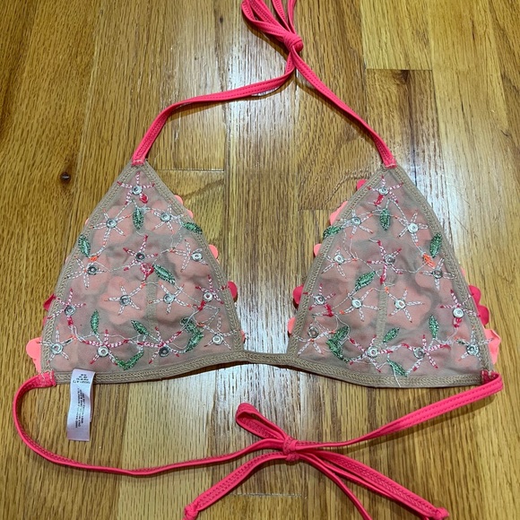 NWOT Victoria’s Secret Triangle Medium Bikini Top 🌸 Vintage. - Picture 3 of 5